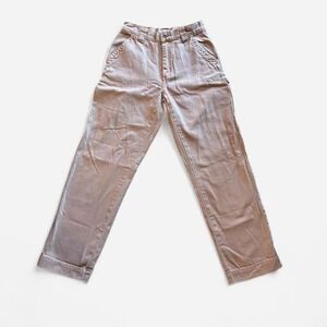 DEUS Ex Machina Cargo Pants Tan Canvas Workwear Style Women's Size S